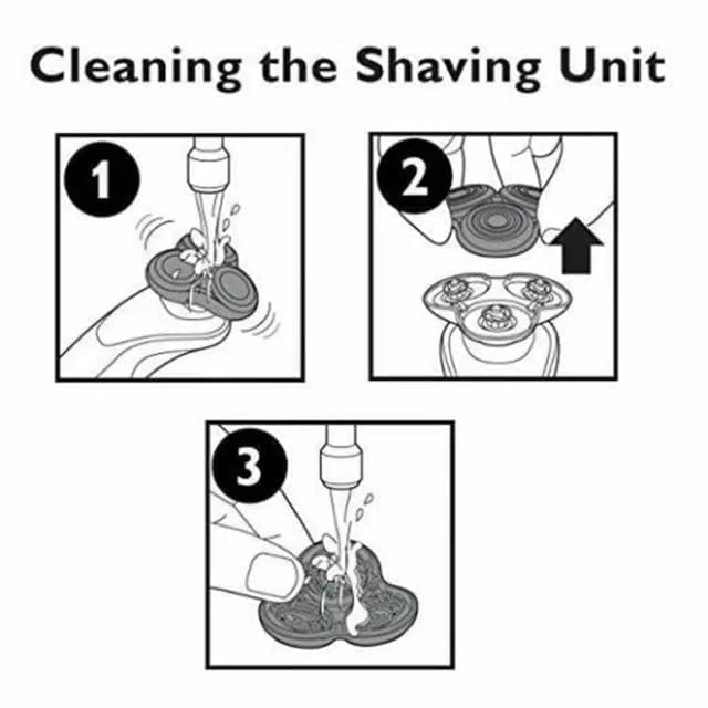 SH50/52 Replacement Heads Blades Compatible with Philips Series 5000 Electric Shavers, SH50 Razor Head Replacement for Series 5000 (S5xxx), ATXX (S5xxx), PTXX (PT8xx, PT7xx), 6 Pack W/Brush