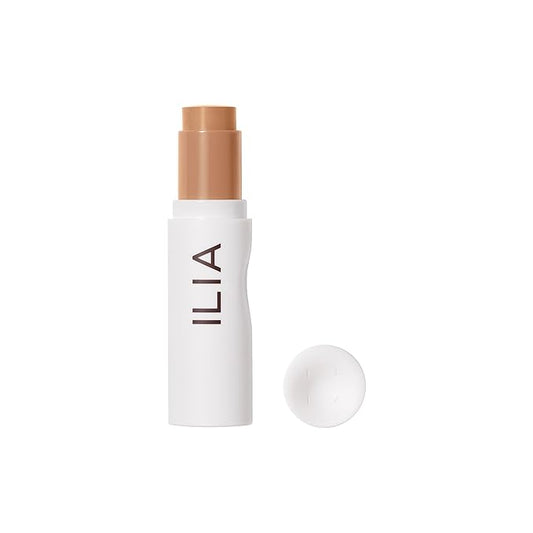 ILIA - Skin Rewind Complexion Stick - Foundation + Concealer + Skincare | Non-Toxic, Vegan, Cruelty-Free, Clean Makeup (26O - Limba, 0.35 oz | 10 g)