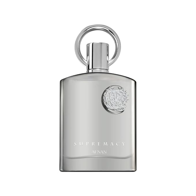 Afnan Supremacy Silver Eau de Parfum for Men, 3.4 Fl. Oz