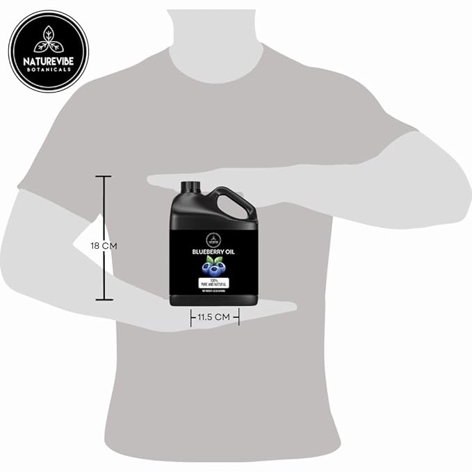 Naturevibe Botanicals Blueberry Oil 32 Ounces | 100% Pure and Natural | Great for Skin Care and Hair Care