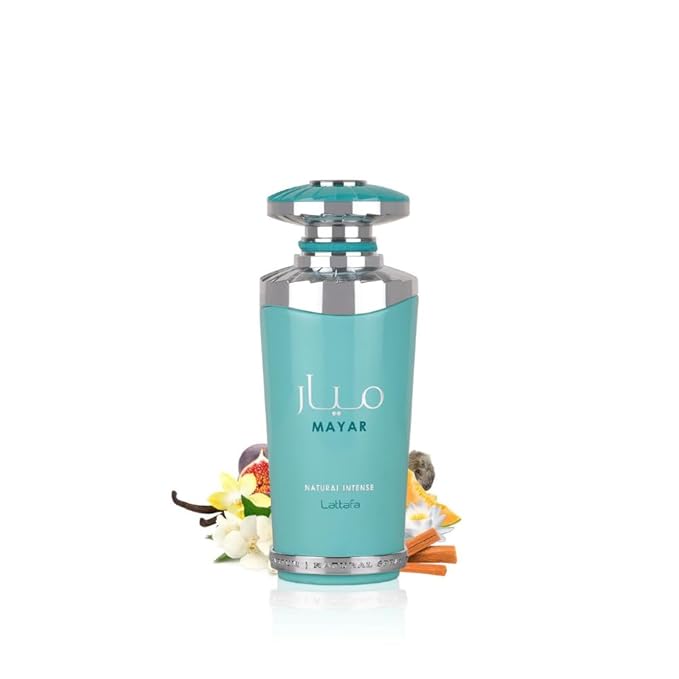 Lattafa Mayar Natural Intense Eau de Parfum Spray for Women, 3.4 Ounce