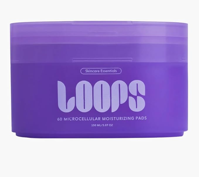 LOOPS MicroCellular Moisturizer Korean Skincare - Nourish, Replenish, and Rebalance - Collagen Boosting, Restoring, Moisturizing Skin Care - Pre-soaked Veocell Embo Pad - Mother's Day Gifts for Mom