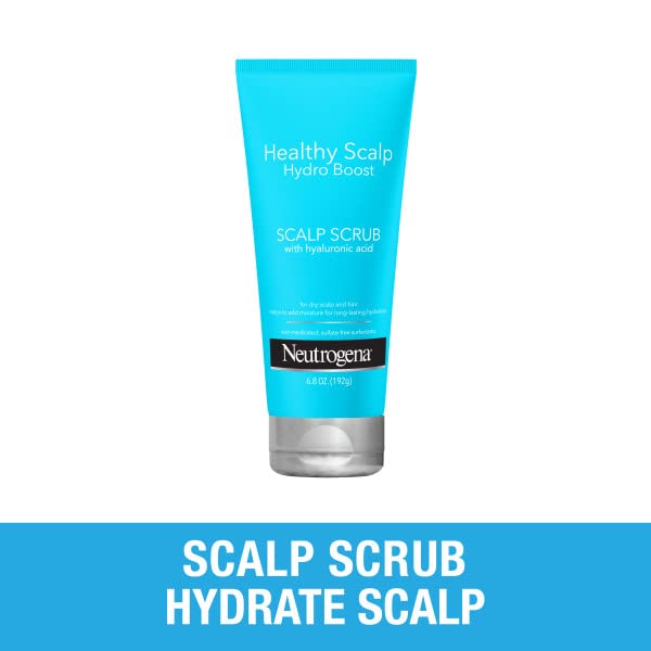 Neutrogena Healthy Scalp Hydro Boost Scalp Scrub with Hyaluronic Acid, for Exfoliating, Hydrating, Cleaner Hair