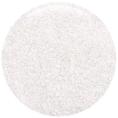 (6PK) - Iridescent White Glitter Kit -6 Different Holographic Loose Glitter Sizes, Fine Powder, Hexagons & Square Glitter - Solvent Resistant & Cosmetic Grade for Nails & Skin - (60 Grams)