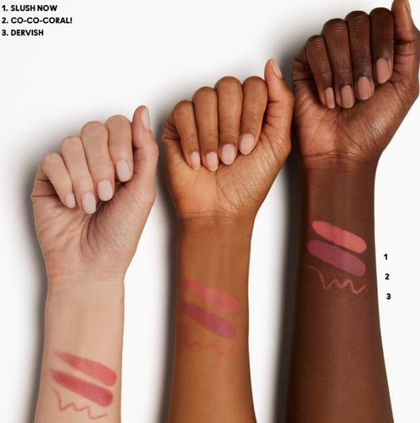 M.A.C Powdered Snow Powder Kiss Lip Kit - Pink