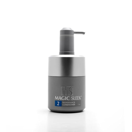 MagicSleek Hydrating Conditioner | All Hair Types, Even Color-Treated Hair Controls Frizz, Softens & Strengthens Hair | Made with Nourishing Argan Oil Extracts | 17 Oz.