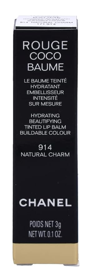 Rouge Coco Baume Hydrating Beautifying Tinted - 914 Natural Charm by Chanel for Women - 0.11 oz Lip Balm