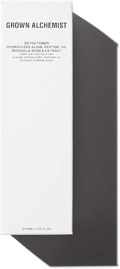 Grown Alchemist Detox Toner Mist, Remove Impurities with Skin Defense & Antioxidant Protection for Less Noticeable Fine Lilnes and Wrinkles, 3.38 Ounce