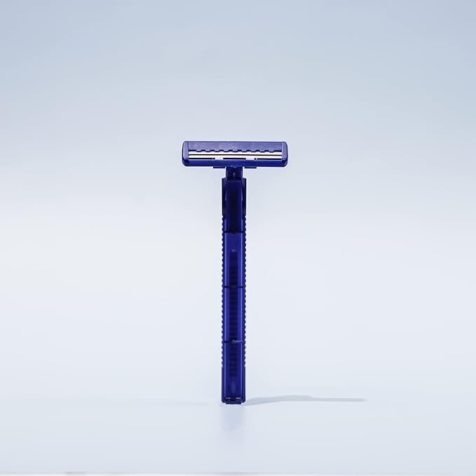 Dorco Fresh Twin Blade Disposable Razors (6 Pack) – Smooth & Comfortable Shave for Men and Women | Non-Slip Handle, Pivoting Head, Lubricating Strip | Ideal for Sensitive Skin & Travel