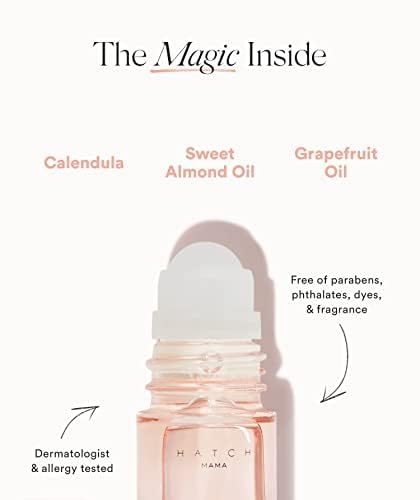 HATCH Belly Oil Mini Me - 1oz Quick-Drying Belly Oil - Vegan & Plant Based Nutrient Rich - Supports Skin Throughout Pregnancy