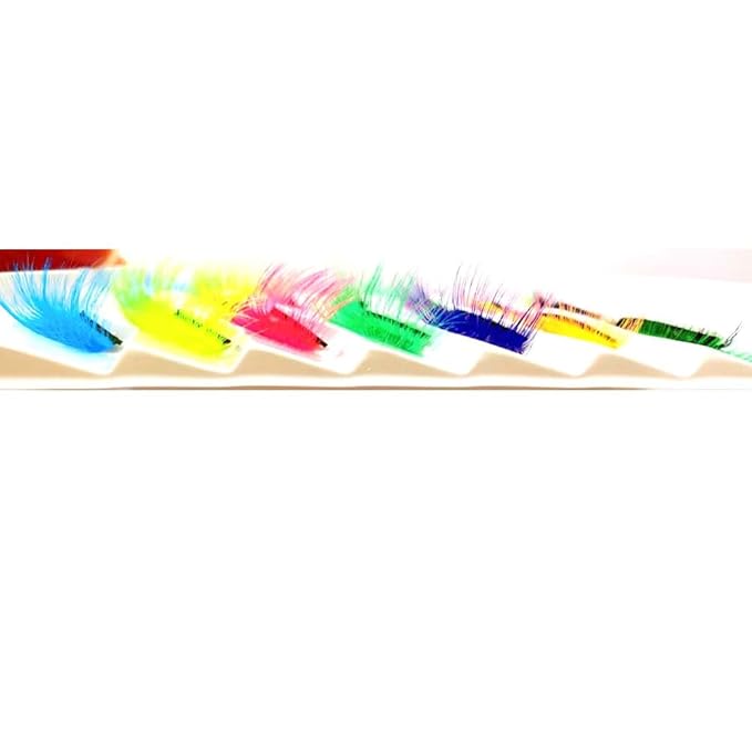 Sunniess Ombre Colored Lashes Cateye Eyelashes Fluffy Wispy Fake Lashes for Halloweens Cosplay Party Stage Make up Faux Mink False Eyelashes 7 Pairs (7ce-01)