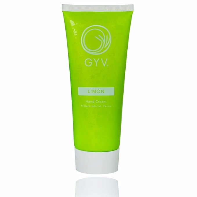 GYV Moisturizing Hand Cream (3.5 oz) for Women, Men | Botanical Oils Formula for Dry Skin (Limon)