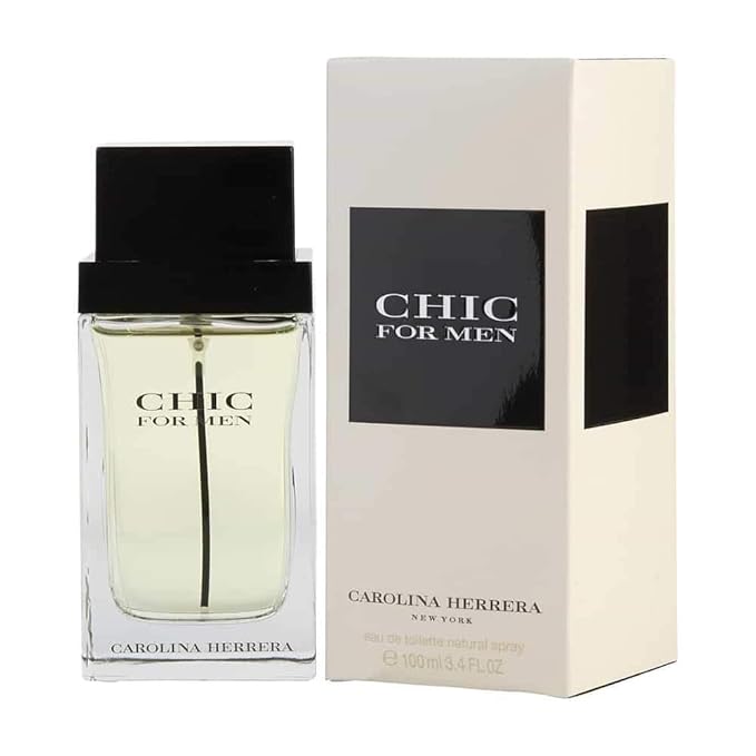 Carolina Herrera Chic Eau De Toilette Spray 3.4 Oz / 100 Ml for Men