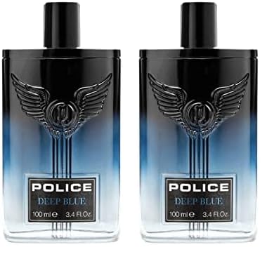 Police Deep Blue - Men's Fragrance - Refreshing Scent With Notes of Bergamot, Black Pepper, Orange Blossom, Nutmeg and Vanilla - 3.4 Oz EDT Spray