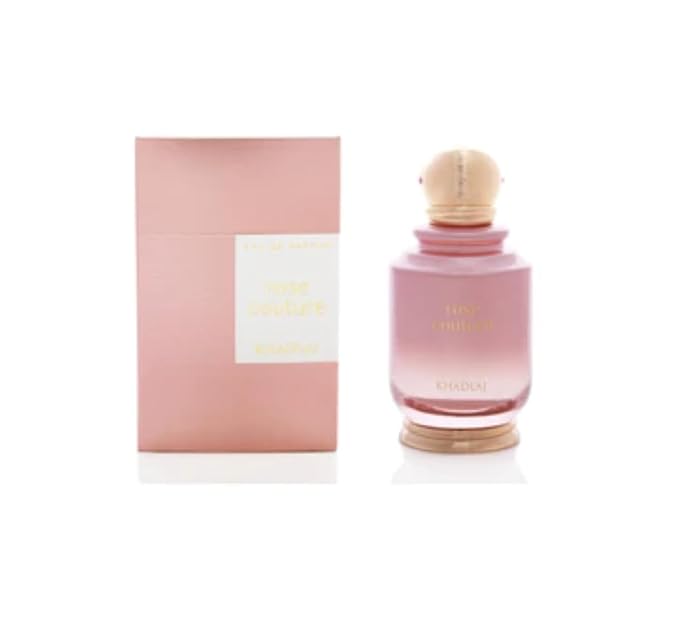 KHADLAJ PERFUMES Rose Couture Eau de Parfum Spray for Women, 3.4 Ounce