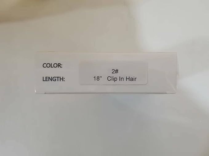 Yilite Clip in 18 Inch 120g 8pcs Real Human Hair Natural Silky Double Weft Hair Extensions (18inch #2 Dark Brown)