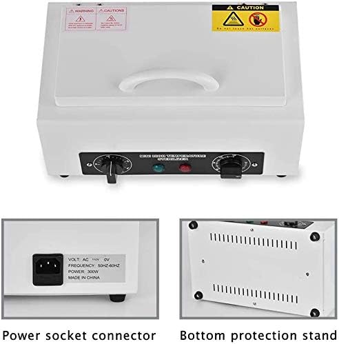 Giff 300W Heat Sterilizer NV-210 w/ Timer Disinfection Box Manicure Pedicure SPA Salon Equipment for Sundry Beauty Hair Nail Metal Tools