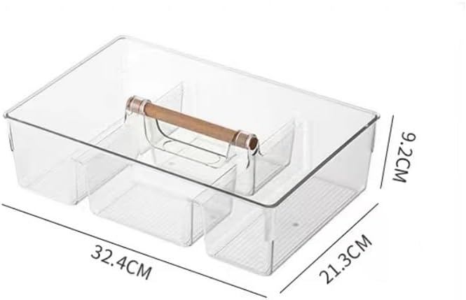 RS ONE IWH Multifunctional Storage Box | Perfect Storage Organization cosmetic box holder, suitable for kitchen,countertop dressing table and bathroom table storage