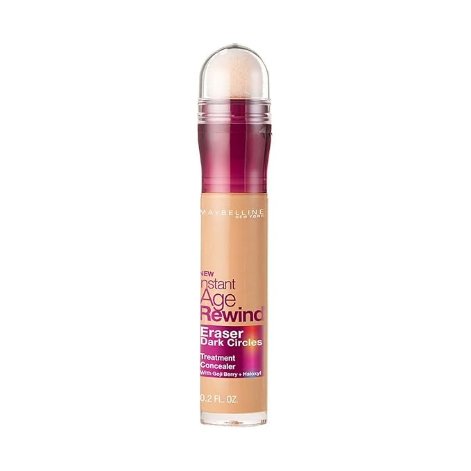 Maybelline Instant Age Rewind Eraser Dark Circles Treatment Concealer, Medium .2 oz (Pack of 4)