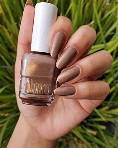duri Nail Polish, 775 Vinyl Records, Gorgeous Tan with Golden Shimmer, Full Coverage, Quick Drying, Long Lasting, 0.45 Fl Oz
