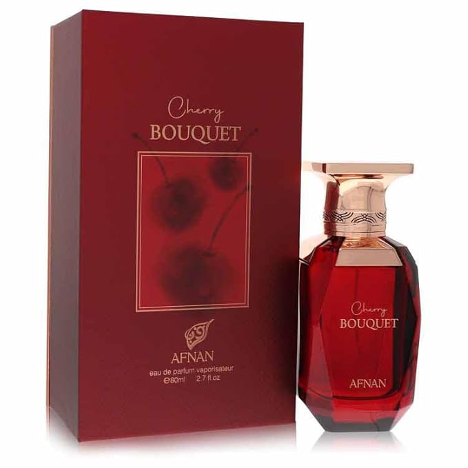 Afnan Cherry Bouquet Eau De Parfum for Women, 2.7 Fl. Oz