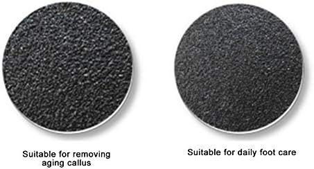 Cimenn Electric Foot File Callus Remover, Professional Pedicure Tool, Rechargeable Foot Sharpener, Rose Gold & Silver