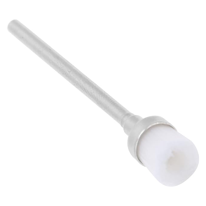 100pcs Nail Drill Bit Cleaning Brush - Nail Polishing Head Cleaner Stainless Steel Nail Head Cleaning Brush Nail Dust Brush Cleaner Manicure Tool Accessory for Manicure Pedicure(03)