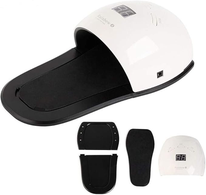 RUIWAN 2in1 Nail Dryer Machine UV/LED 48W Nail Lamp New Version for Curing Toe Nails and Finger Nails,Professional Quickly LED Nail Curing