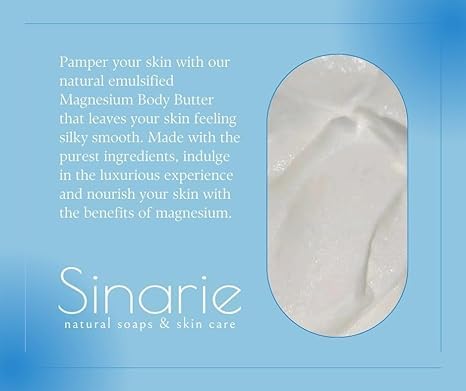 Sweet Dreams Magnesium Emulsified Body Butter, 4 oz., 1 Count | Mango Butter | Premium Magnesium Oil | Natural Ingredients | Magnesium Lotion