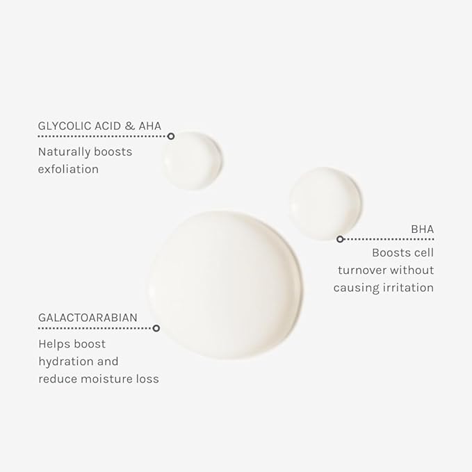 Evolve Organic Beauty - Liquid Radiance Glycolic Toner | Smoothe, Hydrate, Tone, Exfoliate | Malic + Citric Acid, Galactoarabian | Small-Batch, Vegan Clean Beauty (3.4 fl oz | 100 mL) Package May Vary