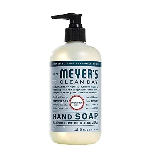 Mrs. Meyer's Liquid Hand Soap Variety Pack, Snow Drop + Iowa Pine 12.5 oz Each, 1 CT