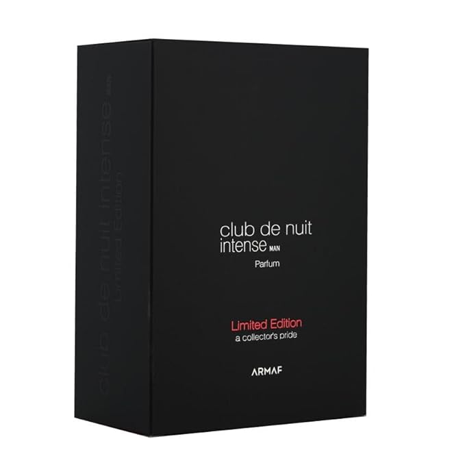 Armaf Club De Nuit Intense Limited Edition for Men Parfum Spray, 3.6 Ounce (with Cufflinks)