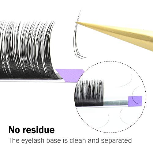 NAGARAKU 5 Trays Eyelash Extensions Individual Lashes 0.12mm C curl 11/12/13/14/15mm in 1 pack Classic Matte Black Natural Professional Faux Mink 16 rows