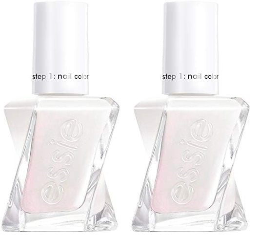 essie Longwear Nail Polish, Summer 2020 Sunset Soiree Collection, Elegant Sheer Ivory Nail Color With A Shimmer Finish, chiffon the move, 0.46 Fl Ounce (Pack of 2)
