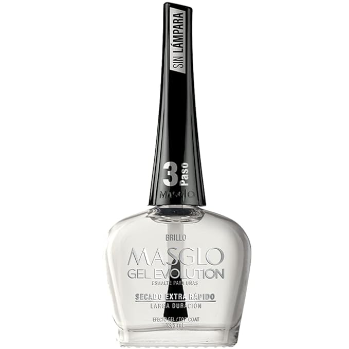 MASGLO Gel Evolution – Set of 3 Nail Polishes No UV/LED Lamp Needed, Fast-Drying, 12-Day Wear, 14-Free Formula, High-Gloss Finish, vegan (0.5 oz Each)