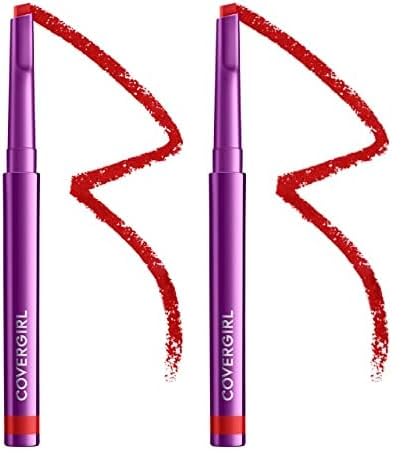 COVERGIRL Simply Ageless Lip Flip Liner, Brave Burgundy, Pack of 1 (Pack of 2)