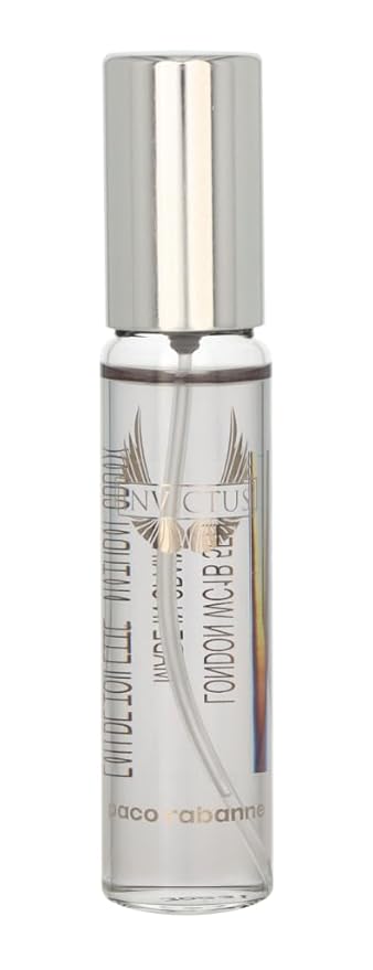 Paco Rabanne Invictus Cologne For Men Mini EDT Spray .51 Fl Oz