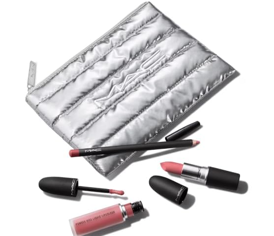 M.A.C Powdered Snow Powder Kiss Lip Kit - Pink