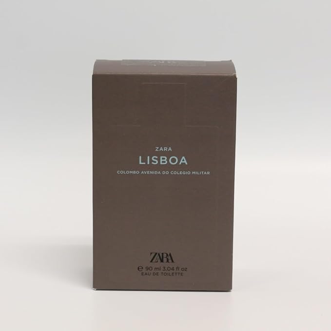 Zara Man Lisboa Colombo Avenida Do Colegio Militar Cologne for Men Fragrance EDT Eau De Toilette 90 ML (3.04 FL OZ)