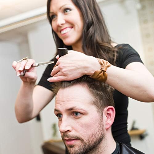 JW Shears Professional Hairdressing Shear, Thinner, Razor and Case Set (5.75" Lefty Silver/Pink)