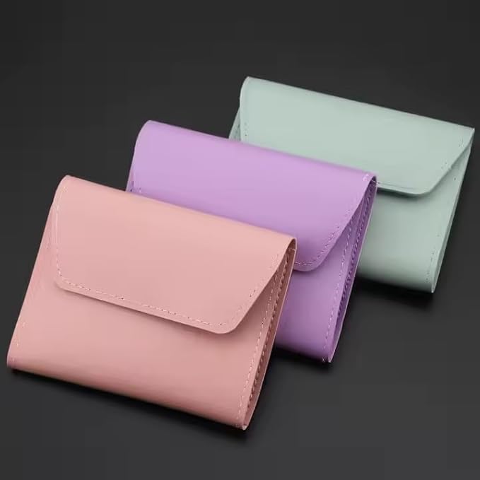 16-Piece Manicure and Pedicure Set with Leather Case, Nail Care Tools Kit, Green/Purple/Pink (Pinck)