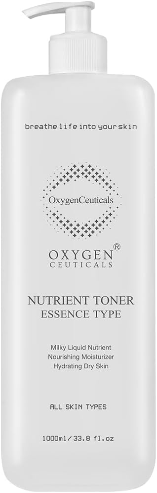 Nutrient Toner – Hydrating Essence Toner with Hyaluronic Acid, Korean Skincare for Glass Skin (1000ml / 33.8 oz)