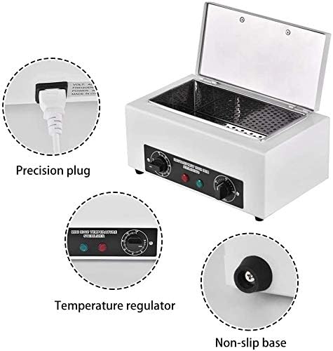 Giff 300W Heat Sterilizer NV-210 w/ Timer Disinfection Box Manicure Pedicure SPA Salon Equipment for Sundry Beauty Hair Nail Metal Tools