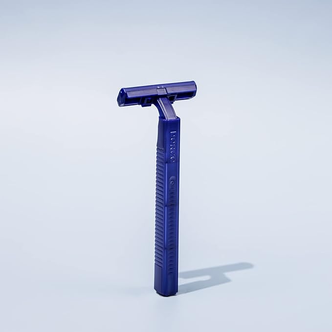 Dorco Fresh Twin Blade Disposable Razors (6 Pack) – Smooth & Comfortable Shave for Men and Women | Non-Slip Handle, Pivoting Head, Lubricating Strip | Ideal for Sensitive Skin & Travel