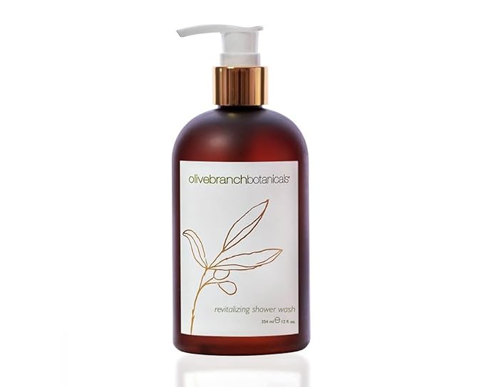 Gilchrist & Soames Olive Branch Shower Gel & Body Wash - 12oz - Gently Cleansing, Zero Parabens, Sulfates, and Phthalates