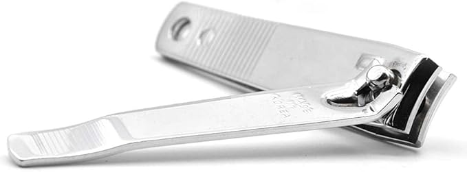 PrettyClaw | Nail Clippers Sharp Edge Fingernail and Toenail Clipper Cutter Thick Nail Trimmer Stainless Steel for Manicure and Pedicure (Curve Edge)