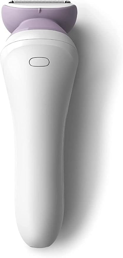 Philips Beauty Lady Electric Shaver Series 6000, Cordless with 4 Accessories, BRL136/00, White