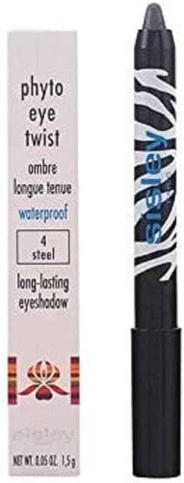 Sisley Paris Phyto-Eye Twist, 4 Steel - All-in-One Eye Shadow & Eyeliner - Long-Lasting, Waterproof Color - Easy Application & Flawless Hold