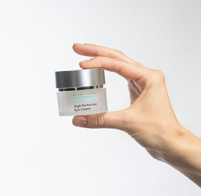 Schrammek High Perfection Eye Cream (0.5 fl oz) - Eye Care Product - Reduces Lines & Shadows Under the Eyes - Caffeine Eye Cream - Skin Care - Dr