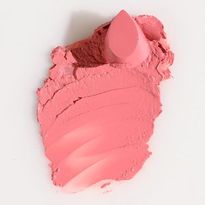 Delicate Light Pink Lipstick for Women - Vegan Gluten Free Natural Makeup, Semi-Sheer Hydrating Lip Stick - Organic Lip Gloss with Aloe & Almond Oil